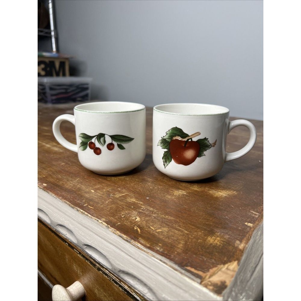 The Cades‎ Cove Collection by Citation 1 Coffee Tea Cup Mug Apples Cherries